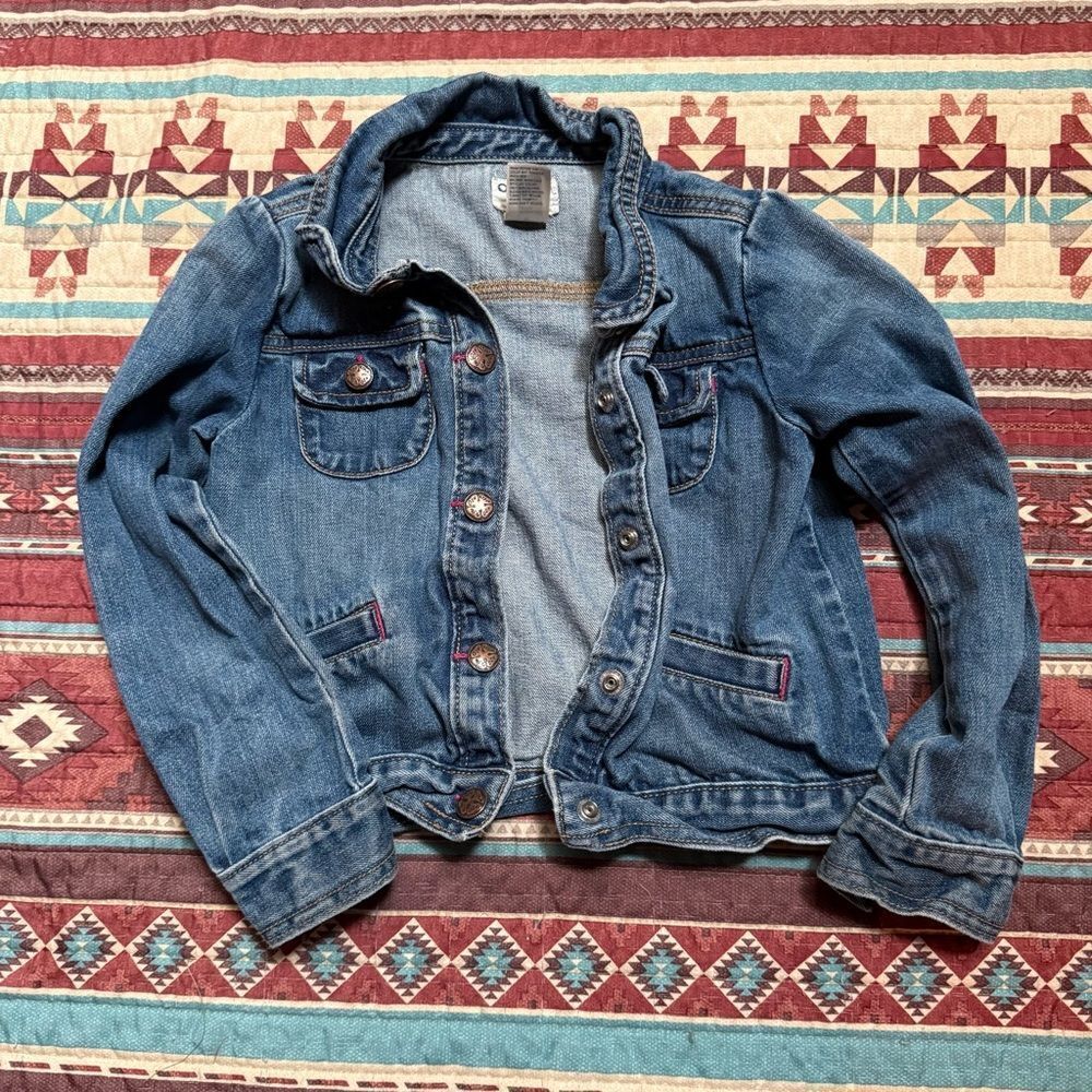 OshKosh B'gosh Light Blue Denim Jacket girls size 6